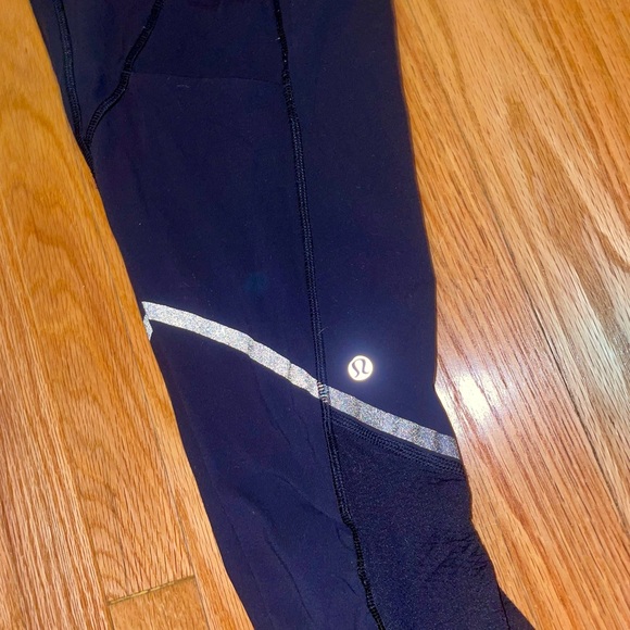 lululemon athletica Black leggings with pockets xsmall running pants sport - Picture 4 of 9